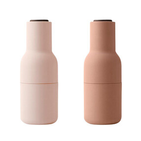 Audo - Bottle Grinder Mühle 2er Set Deckel Walnuss