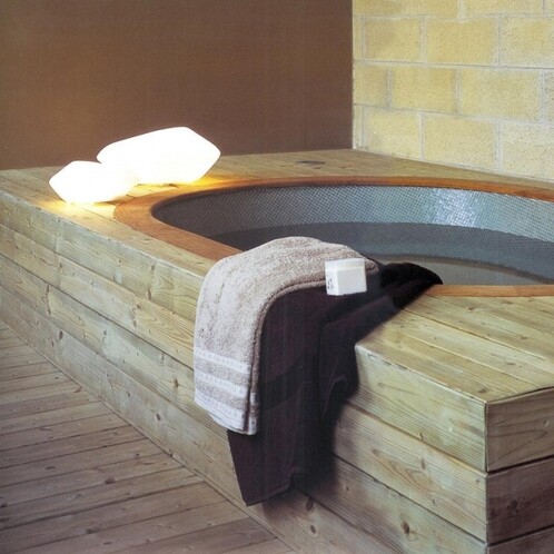 Oluce - Stones - Lampe de l'extérieur/l'intérieur