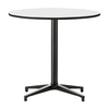 Vitra - Bistro Table Tisch rund - weiß/Vollkernmaterial/Gestell basic dark schwarz/für In- und Außenbereich