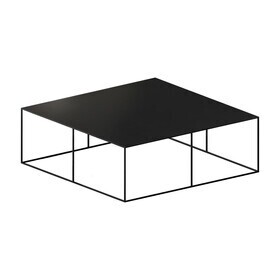 Zeus - Table d'appoint Slim Irony 100x100x34cm