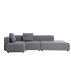 HAY - Mags Lounge Sofa Chaise Longue Left