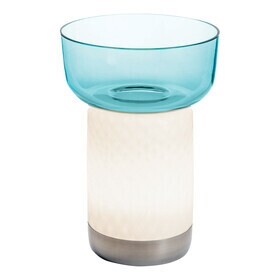 Artemide - Lampe de table portable LED Bontà avec bol en verre