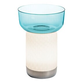 Artemide - Bontà LED Akku Tischleuchte mit Glasschüssel