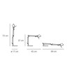 Artemide - Tolomeo Micro Tavolo Table Lamp - line drawing