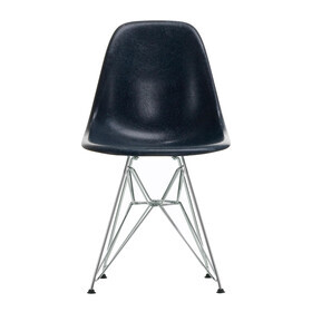 Vitra - Chaise Eames Fiberglass DSR structure chromé