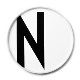 Design Letters - Design Letters - Porseleinen bord N-Z