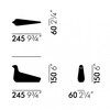 Vitra - L'Oiseau Bouroullec - Figurine - dessin au trait