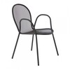 emu - Ronda - Fauteuil de jardin - fer antique/peint par poudrage/PxHxP 60x82x65cm