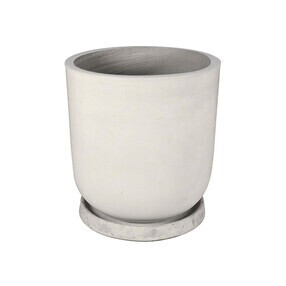 Collection - Outdoor Blumentopf mit Untersetzer S