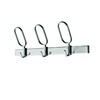 Magis - Birds on a Wire Wandgarderobe - Haken aluminium poliert/Gestell Aluminium poliert/mit drei Haken/60.5x20cm