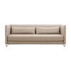 Softline - Metro - Canapé-lit - beige/étoffe felt 619/PxHxP 219x78x92cm/pieds chrome