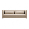 Softline - Metro - Canapé-lit - beige/étoffe felt 619/PxHxP 219x78x92cm/pieds chrome