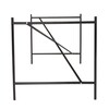 Richard Lampert - Eiermann 1 tafelonderstel midden - zwart/incl. hoogteverstelling 3,5cm/in het midden/110 x 66 x 66cm
