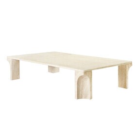 Gubi - Table basse Doric 80x140cm