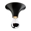 Mawa Design - Etna - Plafonnier - noir/mat/H 9cm, Ø 16,5cm/livré sans source lumineuse