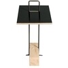 Moormann - Abgemahnt Beistelltisch - schwarz Birke/H: 62cm
