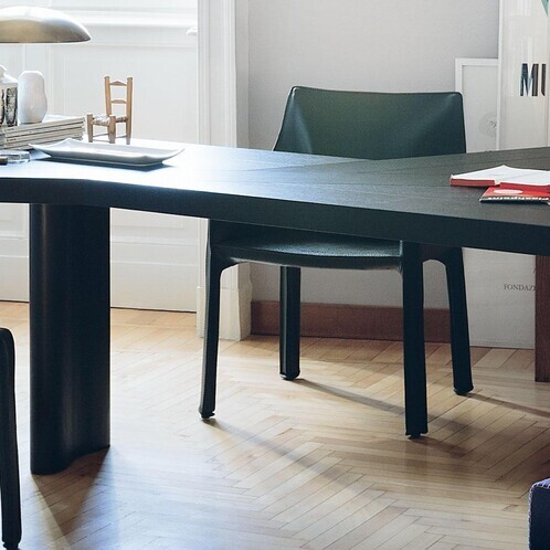 Cassina - Cab Mario Bellini Kernleder-Armlehnstuhl