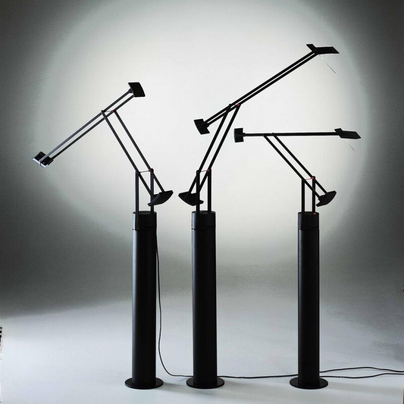 Artemide Tizio 35 Floor Stand For Desk, Artemide Tizio 35 Table Lamp