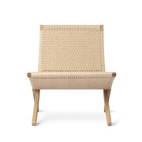 Carl Hansen - Chaise MG501 Cuba pliable avec tresse fils de papier