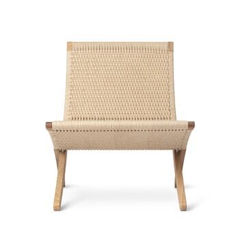 Carl Hansen - MG501 Cuba Chair klappbar mit Geflecht Papiergarn