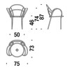 Moroso - Banjooli - Fauteuil - Strichzeichnung
