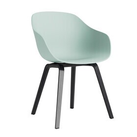 HAY - About a Chair AAC 222 2.0 armleunstoel zwart gelakte eiken