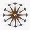 Vitra - Polygon Clock Nelson Wanduhr - nussbaum/Ø43cm