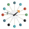 Vitra - Ball Clock Nelson - Wandklok - multicolor/wijzer bont/hout/Ø33cm