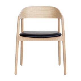 Andersen Furniture - Chaise avec accoudoirs AC2 cuir