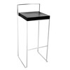 la palma - Cubo Barhocker 75cm - schwarz/lackiert
