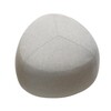 la palma - Kipu Stool H45 - light grey/fabric Maya 1006/H x L x W: 45 x 57 x 57cm