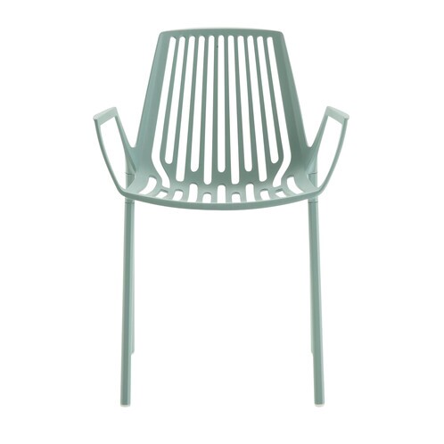 Fast - Rion - Fauteuil de jardin - bleu pastel/peint par poudrage/Nouvelle couleur