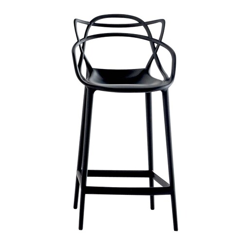Kartell - Masters Barhocker 99cm - schwarz/matt