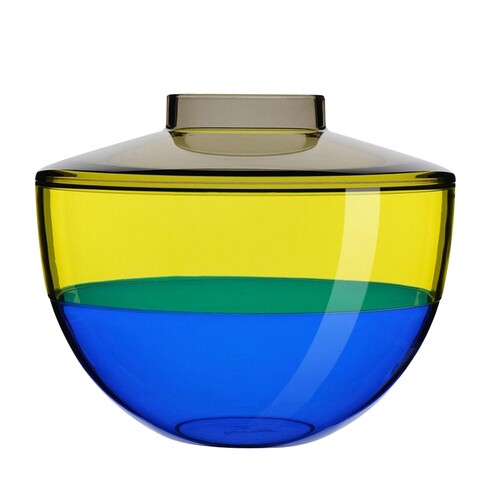 Kartell - Shibuya - Vase - gris/jaune/bleu