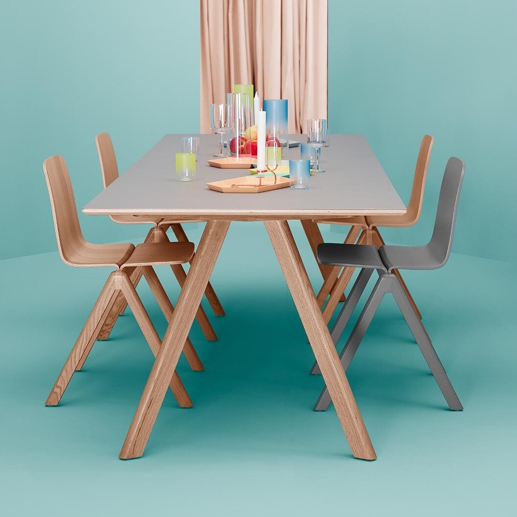 det samme opføre sig Blive gift HAY Copenhague CPH30 Dining Table Linoleum 200x90cm | AmbienteDirect