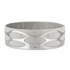 Stelton - Embrace Bread Basket with Bag - stainless steel/chalk light gr/polished/Ø23cm