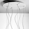 Foscarini - Mehrfach Baldachin rund - weiß/H 5.5cm/Ø 50cm/für 6-9 Leuchten (je nach Leuchte)