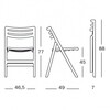 Magis - Folding Air Chair - Chaise - dessin au trait