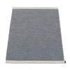 pappelina - Mono Entrance Mat 60x85cm - granit - grey/woven/stitched edge/for indoor & outdoor use