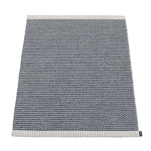 pappelina - Mono Entrance Mat 60x85cm - granit - grey/woven/stitched edge/for indoor & outdoor use