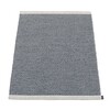 pappelina - Mono Fußmatte 60x85cm - granit - grau/gewebt/Kante umgenäht/für Innen- und Außenbereich geeignet