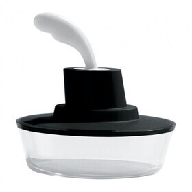 Alessi - Ship Shape Butter Dish with Palette-Knife