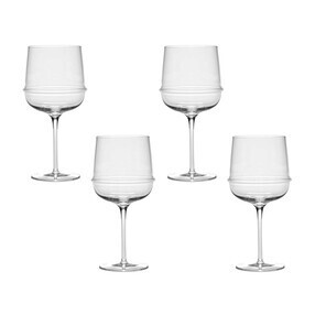 Serax - Dune rood wijnglas set van 4
