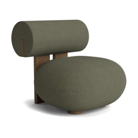 NORR 11 - Chaise longue Hippo structure chêne légèrement fumé