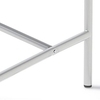 Richard Lampert - Eiermann 2 Tischgestell Größe 2 - silber/inkl. Höhenversteller 3,5cm/mittig/135 x 66 x 78cm