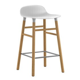 Normann Copenhagen - Form - Barkruk onderstel eiken 65