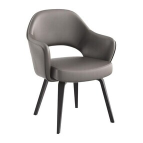 Knoll International - Saarinen Conference Armlehnstuhl Gestell ebenholz