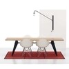 Vitra - Eames Plastic Armchair DAR gepolsterd H43cm