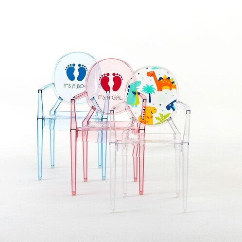 Kartell - Lou Lou Ghost Kinderstuhl mit Motiv