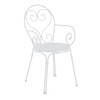 emu - Pigalle - Tuin armleunstoel - wit/poedercoating/BxHxD 50x85x54cm